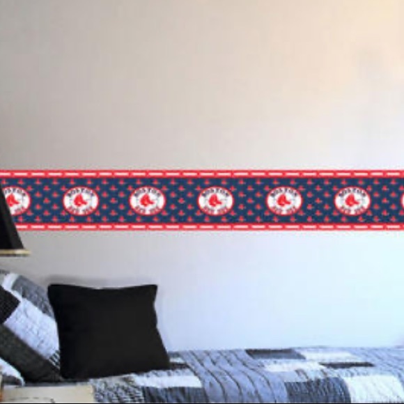 Wall Decor Boston Red Sox Wall Border Roll Poshmark